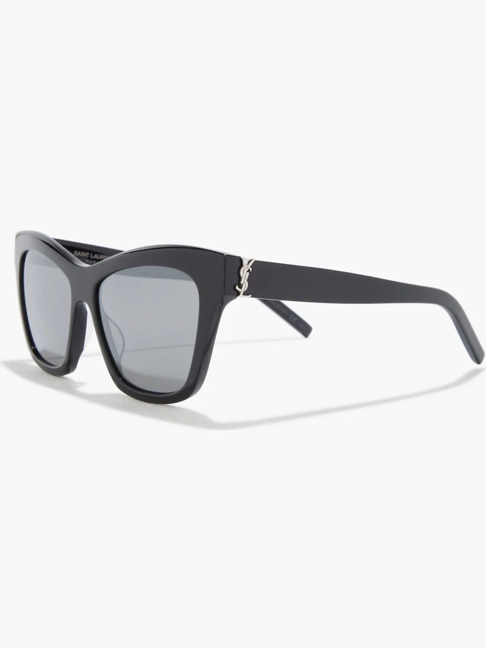 Saint Laurent Black Cat-Eye Sunglasses